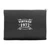 vintage 1972 aged to perfection Accessory Pouches