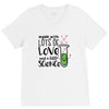 Made With Lots Of Love And a Little Science V-Neck Tee