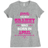 The Best Gramps Are Born In April Ladies Fitted T-Shirt