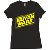 saiyan wars Ladies Fitted T-Shirt
