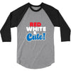 red white and cute 3/4 Sleeve Shirt
