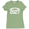 class of 2027 Ladies Fitted T-Shirt