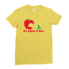 an apple a day Ladies Fitted T-Shirt