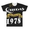 queens are born in 1978 All Over Men's T-shirt