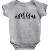 evolution computer Baby Bodysuit
