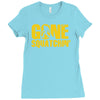 gone squatchin Ladies Fitted T-Shirt
