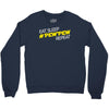 eat, sleep, pewpew, repeat Crewneck Sweatshirt