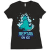 reptar on ice Ladies Fitted T-Shirt