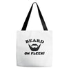 mens beard Tote Bags