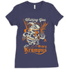 scary krampus Ladies Fitted T-Shirt