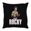 Rock Balboa Throw Pillow