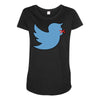 boy bird Maternity Scoop Neck T-shirt