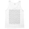 fuck you pin stripe line Tank Top