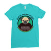 bah hum pug Ladies Fitted T-Shirt