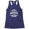 i have a beautiful daughter Racerback Tank