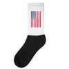 t-rex vintage american flag Socks