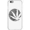 cannabis fingerprinting (black) iPhone 6/6s Case
