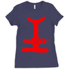 santa claus suit Ladies Fitted T-Shirt