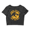 check yo'self before you rex yo'self Crop Top