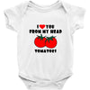 from my head tomatoes Baby Onesie