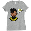 hey auntie Ladies Fitted T-Shirt