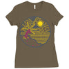 beach Ladies Fitted T-Shirt