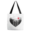 hike and love Tote Bags