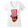 eye of the tiger man Women's V-Neck T-Shirt
