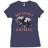 my spirit animal Ladies Fitted T-Shirt