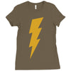 lightning bolt camera flash Ladies Fitted T-Shirt