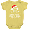 new funny darth vader star wars themed christmas Baby Onesie