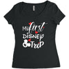 My 1st Disney Trip Women's Triblend Scoop T-shirt