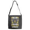 Never Underestimate the Strength of a Sarcoma Cancer Warrior Adjustable Strap Totes
