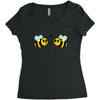 boo bees Women's Triblend Scoop T-shirt