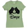 mickey mouse sexy dope Ladies Fitted T-Shirt