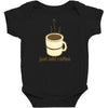 funny retro coffee Baby Bodysuit