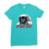 space cat's Ladies Fitted T-Shirt