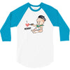Cute Baby Painter's Mom Love 3/4 Sleeve Shirt