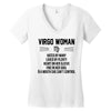 Virgo Woman Women's V-Neck T-Shirt