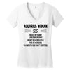 Aquarius Woman Women's V-Neck T-Shirt