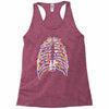 skeleton christmas tree Racerback Tank