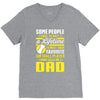 My Favorite Softball Player Calls Me Dad V-Neck Tee