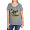 morning commute Ladies Curvy T-Shirt