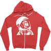 astronaut chimp Zipper Hoodie