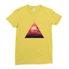Triangle Ladies Fitted T-Shirt