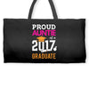 Class of 2017 Proud Auntie Graduation Weekender Totes
