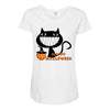 happy halloween Maternity Scoop Neck T-shirt