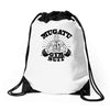mugatu gym suit Drawstring Bags