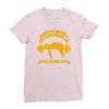 sloths gym   train hard tomorrow Ladies Fitted T-Shirt