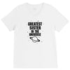 Greatest Sister In The Universe V-Neck Tee